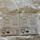 Lot Of 2 New Geographics Christmas Silver   Gold Frost Holiday Letterhead 50 Nip