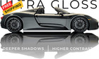 Ultra Gloss Charcoal Grey Vinyl Wrap Film  Self Adhesive  Air Release