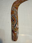 Australian Wooden Boomerang Hand Painted Aboriginal Art 22   