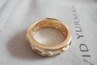 Newdavldyurmanmodernrenaissance 18k Gold Diamond Width Ring Band Size 7