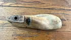 Vintage Childs Wooden Shoe Form Left Foot Wood Cobbler Mold Primative Decor 7 5 