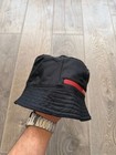 Authentic Prada Men s Black Sport Bucket Hat Designer Casual Outdoor Headwear