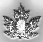 2015 Fine Silver Proof 20 Dollar Maple Leaf Shaped Coin