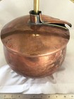 Vintage Antique Heavy Brass Copper By Her Majesty s Royal Letters Pot Crank Bowl