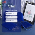 Velvet Gift Bags Drawstring Jewelry Pouches   10 Pack  Royal Blue