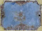 Antique Large C19th French House Number 80 Door Wall Plate Plaque Cast Iron Sign