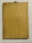 Vintage Folk Art Wooden Floral Wall Plaque Signed Irma 3d Raised Flowers