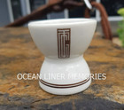 Ss Normandie Egg Cup Rare Paquebot Normandie Cgt French Line Steamship