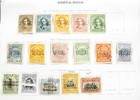 1889-1908 Costa Rica Official - 22 Stamp  13 Mint 8 Used  Collection Page Set