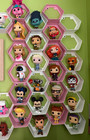 Funko Pop Floating Wall Shelf Hexagon Honeycomb Display Mounts Modular W screws
