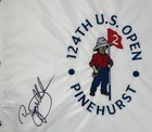 Bryson Dechambeau Signed 2024 Us Open Flag Pinehurst Golf Beckett Coa