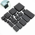 Square   Rectangle Plastic End Caps Blanking Plugs Tube Inserts Multiple Sizes