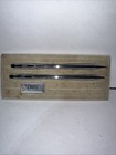 Cross Chrome Ballpoint Pen   Pencil Set   Box   Manual 3501 Usa Vintage