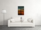 San Francisco Bay Bridge At Night Cityscape Print Wall Home Decor - Poster 20x30