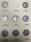 1916-1945 Mercury Dime Collection Nearly Complete Set 76 Coins  -16-d  Set  12