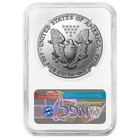 1992  1 American Silver Eagle Ngc Ms69 Brown Label