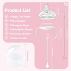 Sippy Cup Conversion Kit For Dr Browns Wideneck Baby Bottle 6m  Transition