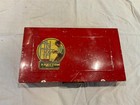 Vintage Early 1950s A c  Gilbert Erector Set No  7       Red Case     Motor     Manual