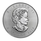 2017  5 Canadian Maple Leaf - 1 Troy Ounce  9999 Silver Bu