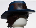 Lego Dark Brown Minifig Hair Combo With Hat Tousled Hair Dark Blue Hat H38