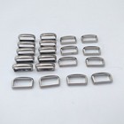 1 1 8 Inch 30mm Belt Buckle Loop Keeper D Shape Lot Of 20 Leatherworking Diy