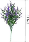 8 Bundles Artificial Flowers Uv Resistant Fake Plants Outdoor Home Garden Decor