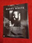 Barry White - 1994   2000 Us Two 2  Full-page Single Release Ads  hits Magazine 
