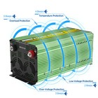 Rv Power Inverter 2000 W 4000 Watt 12v Dc To 110v 120v Ac Converter Lcd Edecoa