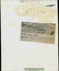 1970 Press Photo Sandra Pugh Checks At t s Stock Certificates At Office