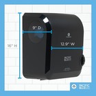 Georgia-pacific Blue Ultra 59589 Black Mechanical Paper Towel Dispenser Sealed 