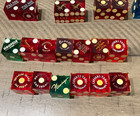 13 Pairs Vintage Casino Dice Plus Singles Las Vegas  Tahoe 39 Total Dice