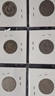 Lot Of 6 Barber V Nickels Mixed Dates