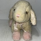 Vtg Russ Berrie Wind-up Lullaby Lamb Plush Stuffed Animal Toy Jesus Loves Me 306