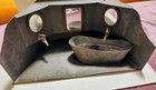 Antique Tin Dollhouse Doll Bathroom Room Tub  Germany Rare Marklin   Fabulous 
