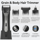 Men s Grooming Trimmer 3-in-1 Waterproof Beard Nose Ear Hair Shaver Foil Shaver