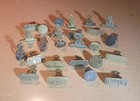 Antique   Lot Of 25 Bronze Arabic Islamic Ottoman Wax Seal Stamps Watch Fobs