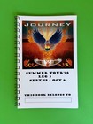2008 Journey Rock Band Tour Itinerary Band Issued