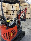 1 Ton  Upgraded Mini Excavator W  Pilot Control   Swing Boom   Hydraulic Thumb  