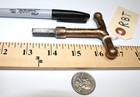Brass T Casket Key   Coffin Key