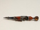 Antique Victorian Scottish Dirk Dagger Kilt Pin In Sterling Citrine And Agate