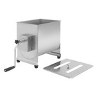 Manual Meat Mixer 44lbs Sausage Mixing Machine Stainless Steel Tilting Mixer