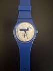 Vintage Conrail Railroad Tru Blu Time For Safety Blue Watch