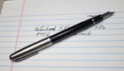 Vintage Esterbrook Sm Fountain Pen Brushed Stainless Cap 9556 Firm Fine Nib