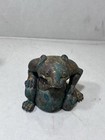 China Gold Gilded Bronze Bear Figure Mat Weight Bear Statue             