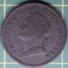 1832 Nova Scotia Half Penny Token  Ns-1d2
