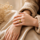              Gold Plated Titanium Wedding Band Ring Men Women Plain Dome Comfort Fit S