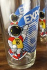 Set Of  4  Vintage 1986 Expo Vancouver Canada World s Fair Juice Glass Ernie