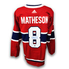 Mike Matheson Autographed Montreal Canadiens Home Adidas Jersey