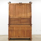 Vintage Gothic Revival Style Walnut Hutch Cabinet - Original Price  10 000