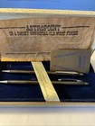 Vintage Astropoint Smokey Gunmetal Finish Ballpoint Pen   Mechanical Pencil Set
